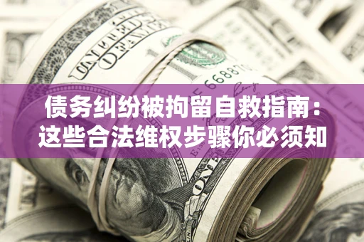 武汉债务纠纷被拘留自救指南：这些合法维权步骤你必须知道！