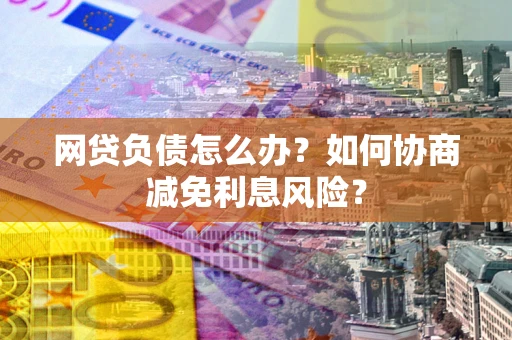 武汉网贷负债怎么办？如何协商减免利息风险？