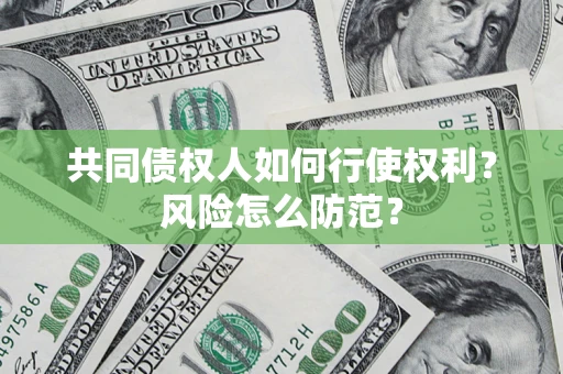 武汉共同债权人如何行使权利？风险怎么防范？