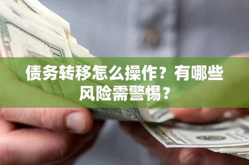 武汉债务转移怎么操作？有哪些风险需警惕？
