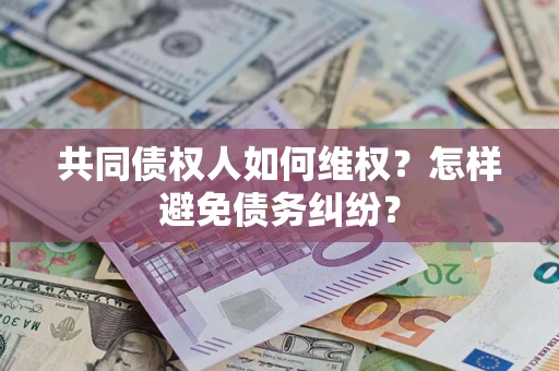 武汉共同债权人如何维权？怎样避免债务纠纷？