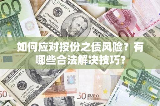 武汉如何应对按份之债风险？有哪些合法解决技巧？