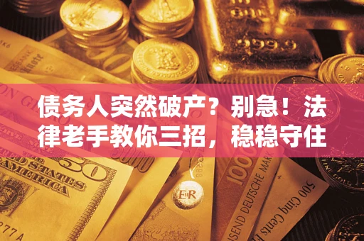 武汉债务人突然破产？别急！法律老手教你三招，稳稳守住血汗钱