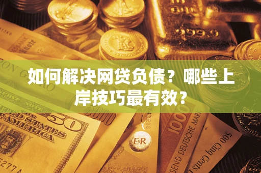 武汉如何解决网贷负债？哪些上岸技巧最有效？