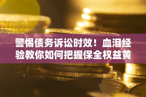 武汉警惕债务诉讼时效！血泪经验教你如何把握保全权益黄金期