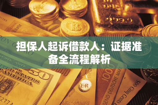 武汉担保人起诉借款人：证据准备全流程解析