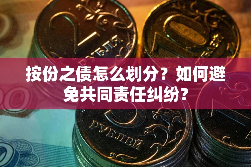 武汉按份之债怎么划分？如何避免共同责任纠纷？