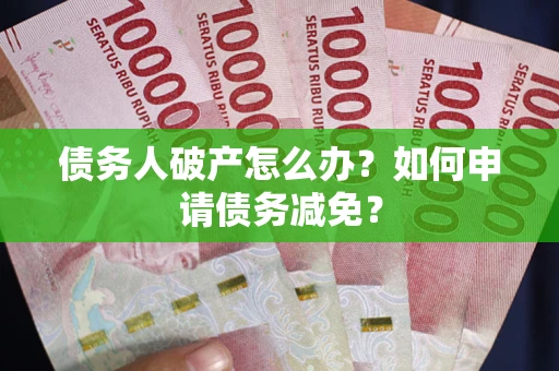 武汉债务人破产怎么办？如何申请债务减免？
