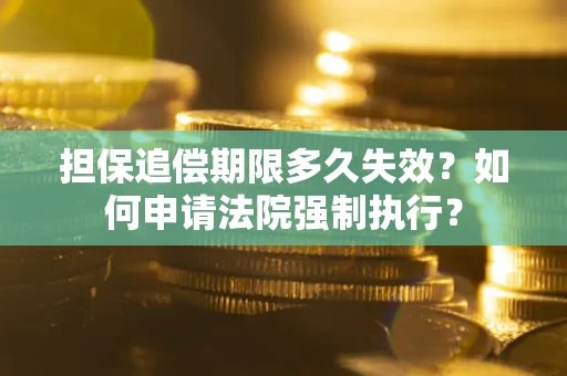武汉担保追偿期限多久失效？如何申请法院强制执行？