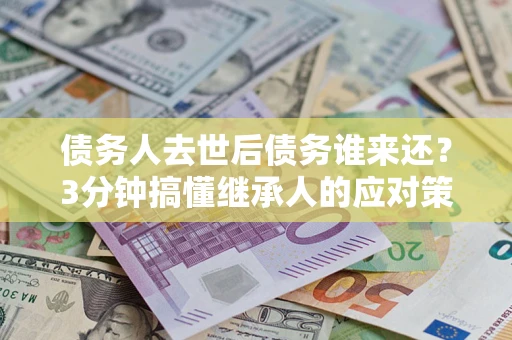 武汉债务人去世后债务谁来还？3分钟搞懂继承人的应对策略