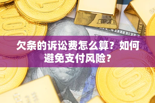 武汉欠条的诉讼费怎么算？如何避免支付风险？