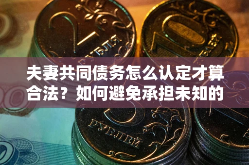 武汉夫妻共同债务怎么认定才算合法？如何避免承担未知的债务风险？