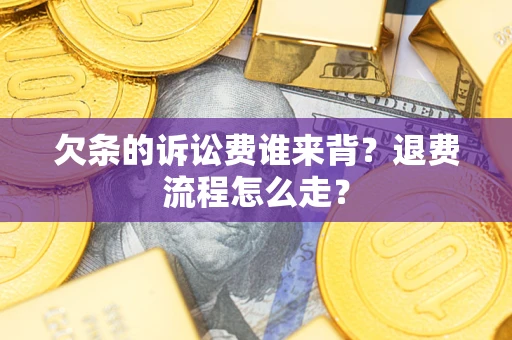 武汉欠条的诉讼费谁来背？退费流程怎么走？